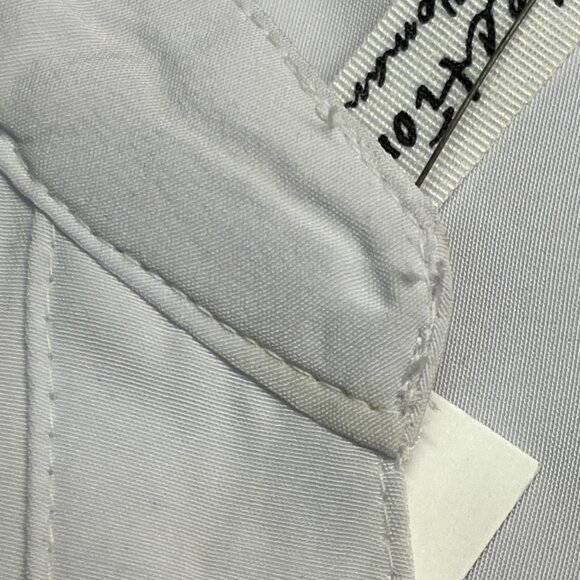 NY Collection White Button‑Up Long Sleeve Top (2X) - Picture 5 of 6